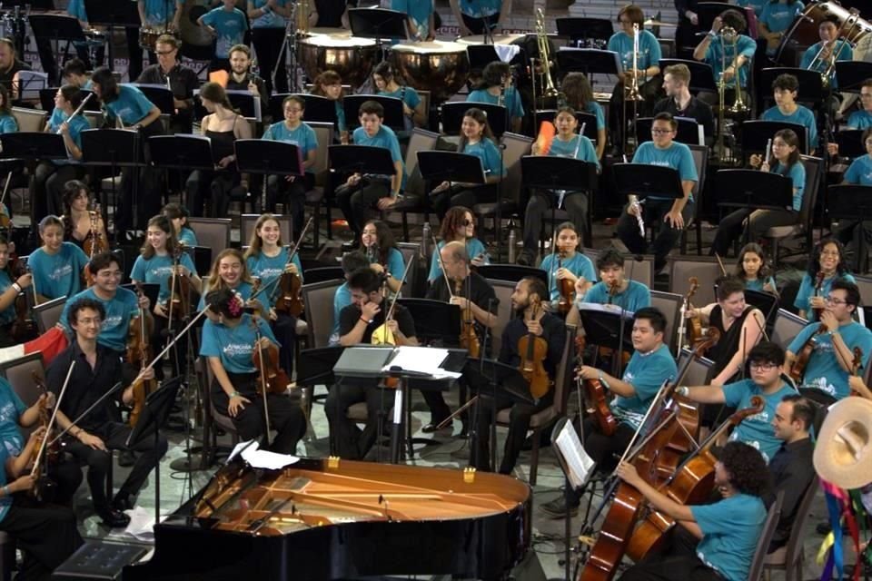 El proyecto de la Orquesta Armonía Social nació con 12 integrantes y ahora tiene 250 beneficiarios.