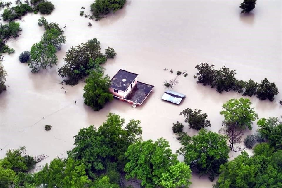 Las lluvias de 'Barry' dejaron más de 400 milímetros de agua acumulados en dos días.