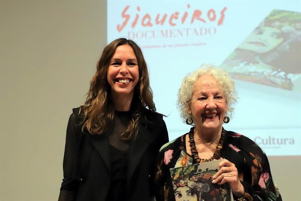 Mónica Ruiz e Irene Herner son las autoras del libro 'Siqueiros documentado. Testimonio de un proceso creativo', editado por el INBAL.