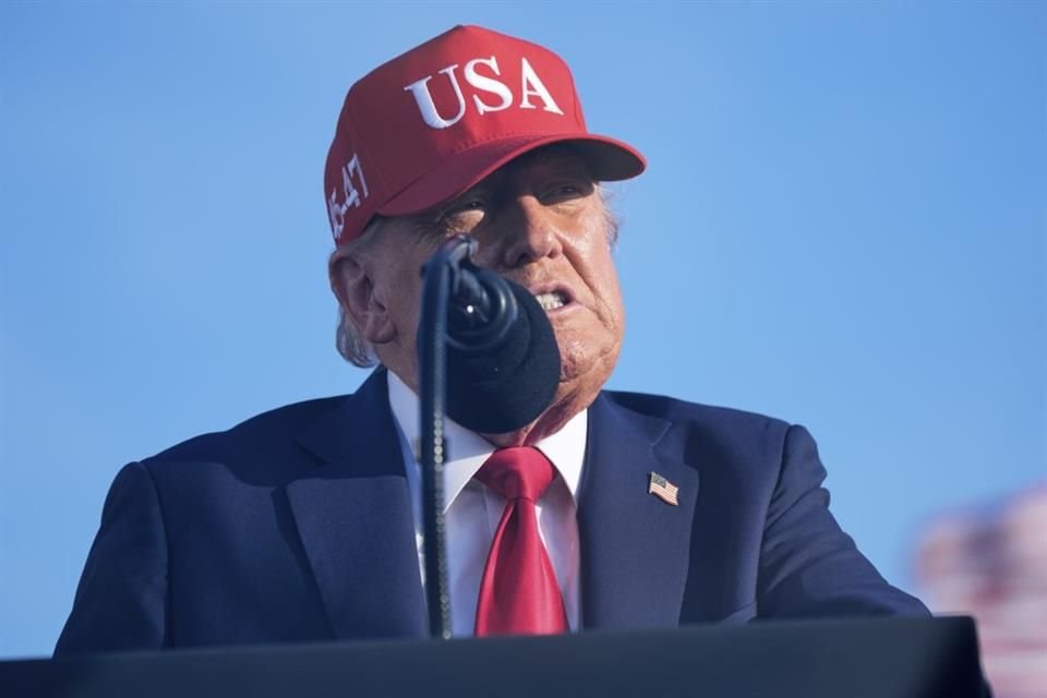 El Presidente Donald Trump durante un evento en Des Moines, Iowa, el 3 de julio.