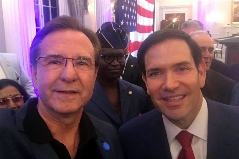 Esteban Moctezuma, Embajador de México en Washington con Marco Rubio, Secretario de Estado de los Estados Unidos.