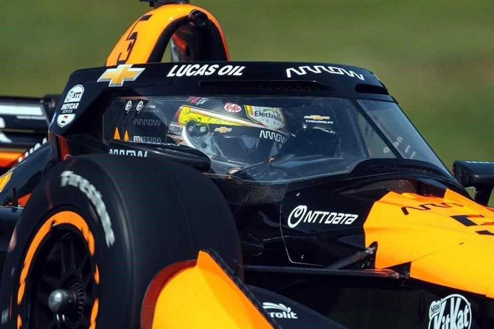 Pato O'Ward firmó su quinto Top 5 de la temporada en la IndyCar.