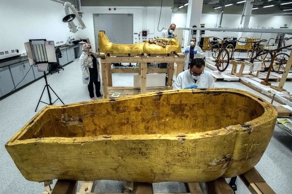 El sarcófago será una de las piezas en exhibición del Gran Museo Egipcio, que reunirá las joyas del faraón Tutankamón.