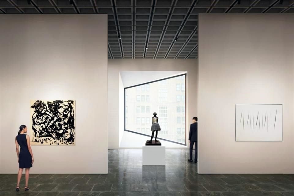 La restauración sigue un enfoque sutil, conservando los rasgos distintivos con sutiles mejoras para satisfacer las necesidades funcionales de Sotheby's.