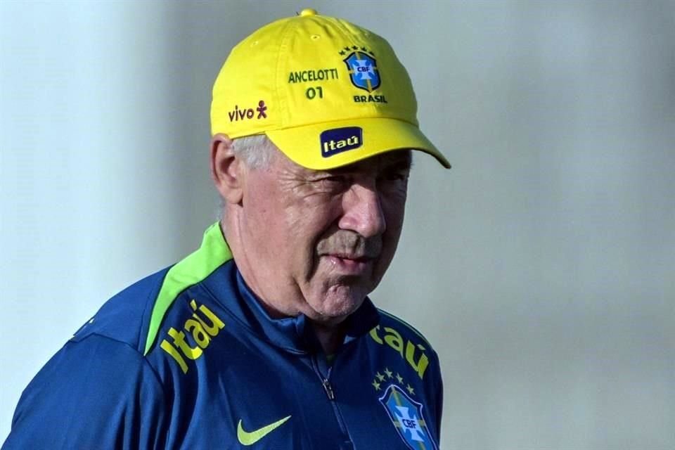 Ancelotti salió del Real Madrid tras la pasada temporada y hoy es DT de Brasil.