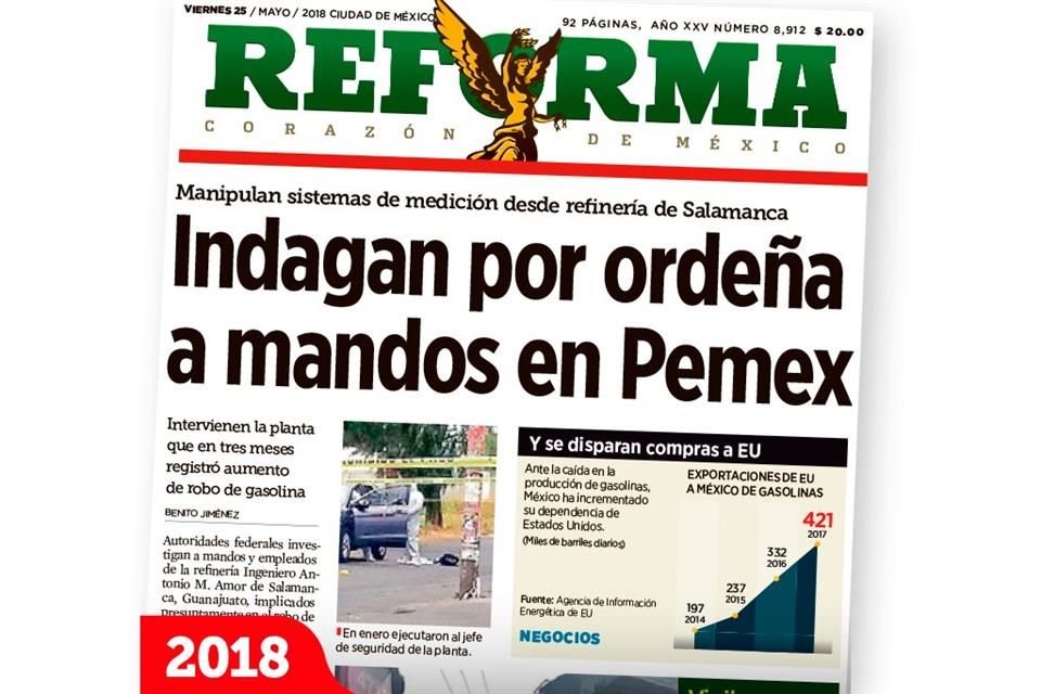 Un tribunale ha condannato cinque ufficiali militari fino a 31 anni di carcere per aver facilitato il furto di oltre 2 miliardi di litri di benzina durante l'amministrazione dell'EPN.