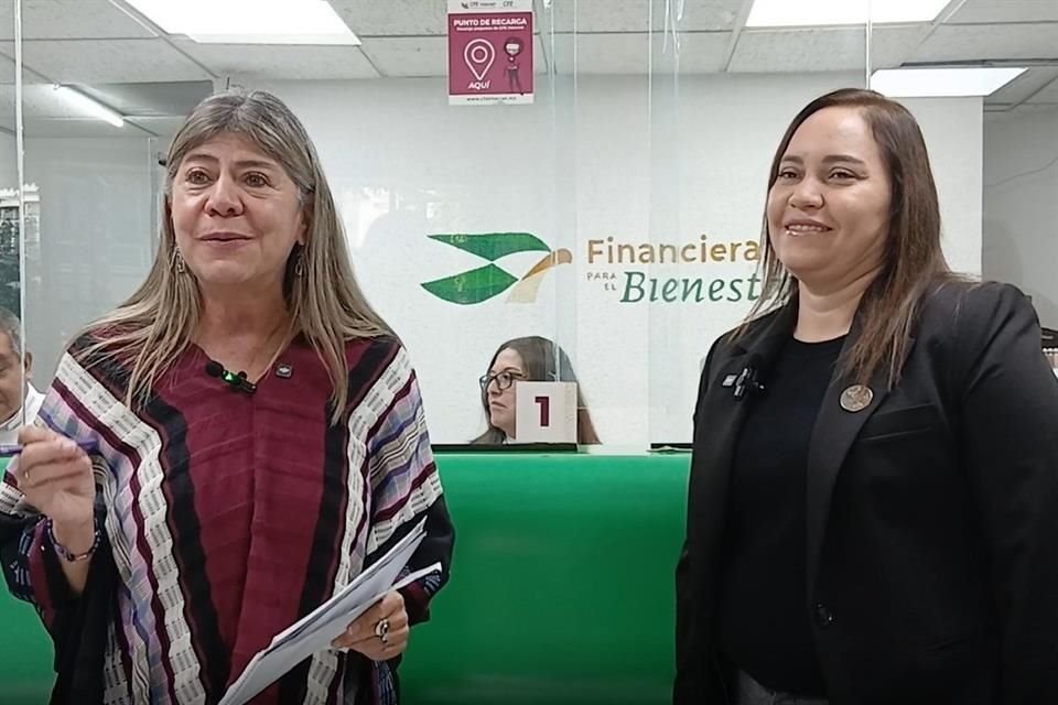 Rocío Mejía, directora general de Finabien y Jabnely Maldonado, vocal ejecutiva de Fovissste.