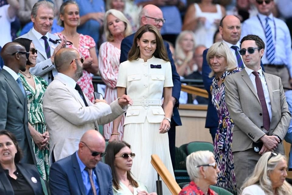 Kate, Princesa de Gales, presente en el All England Club.