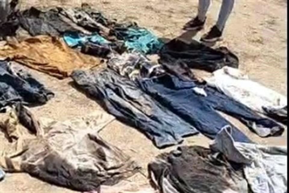 Restos humanos y un campamento con 200 prendas de vestir, presuntamente vinculado al crimen organizado, fueron reportados por Madres Buscadoras de Sonora en una zona rural al norte de Hermosillo.