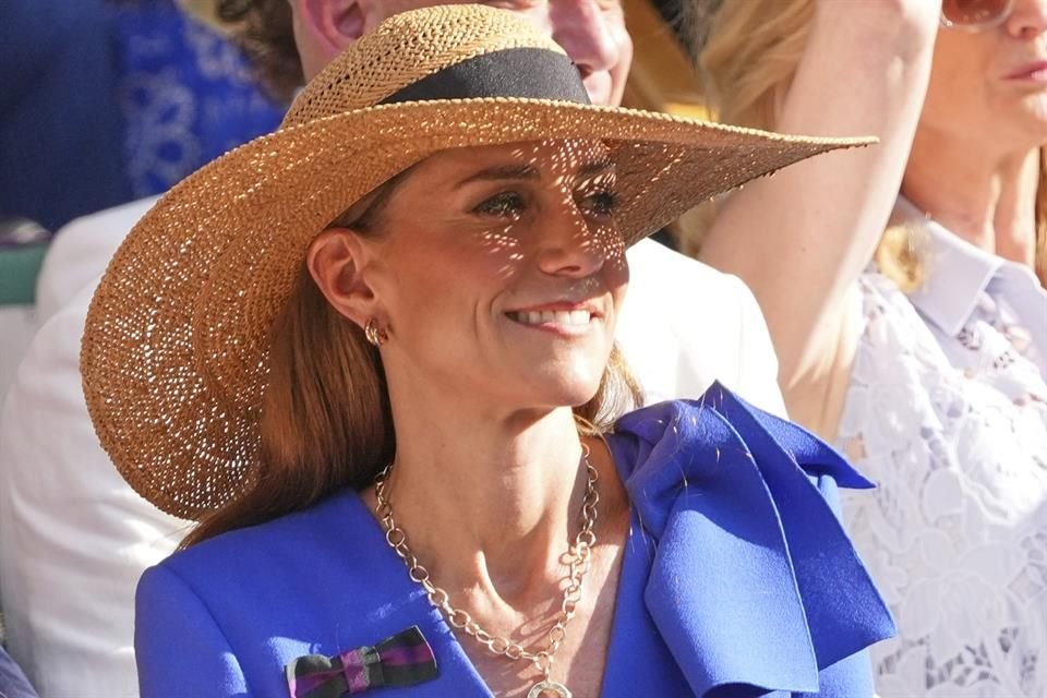 La princesa de Gales, madrina del torneo, retoma actividades oficiales con presencia en Wimbledon.
