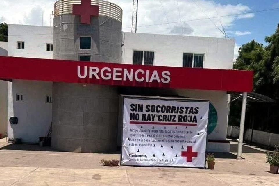 La base de la Cruz Roja en Sinaloa susoendió sus labores luego del asesinato de Obed Yair Reyes, ocurrido el viernes 11 de julio en Navolato.