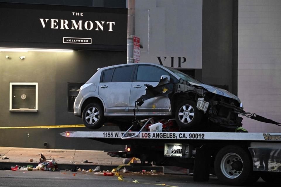 Wypadek samochodowy w Los Angeles