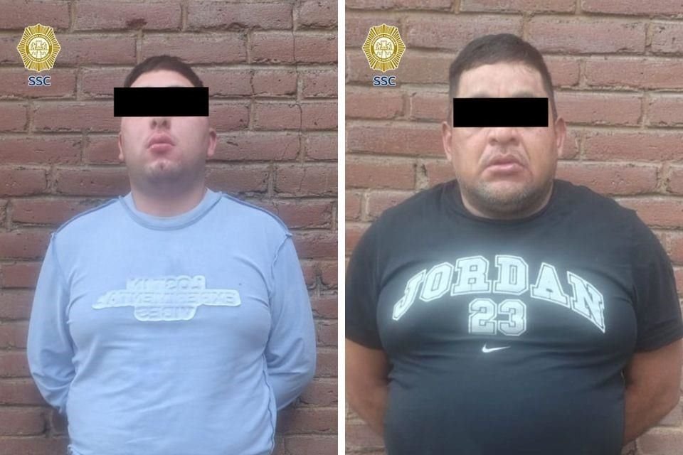 Elementos de la Secretaría de Seguridad Ciudadana (SSC) aprehendieron a dos presuntos integrantes del grupo delictivo Los Tanzanios en Iztapalapa.
