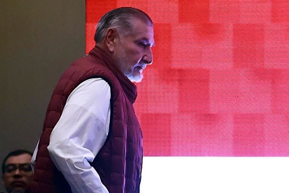 Adán Augusto López en el Consejo Nacional de Morena celebrado ayer en la Ciudad de México.