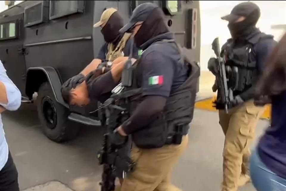 Fiscalía compartió imágenes del operativo.