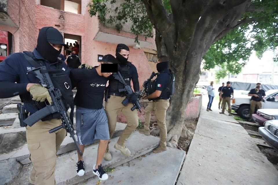 'Kelvin' N, presunto feminicida de Karla, asesinada en Oblatos, fue trasladado al penal de Puente Grande.