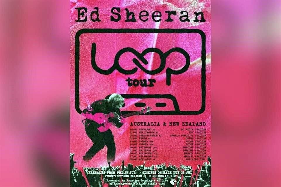 Sheeran aseguró que esta nueva gira será una experiencia completamente diferente.