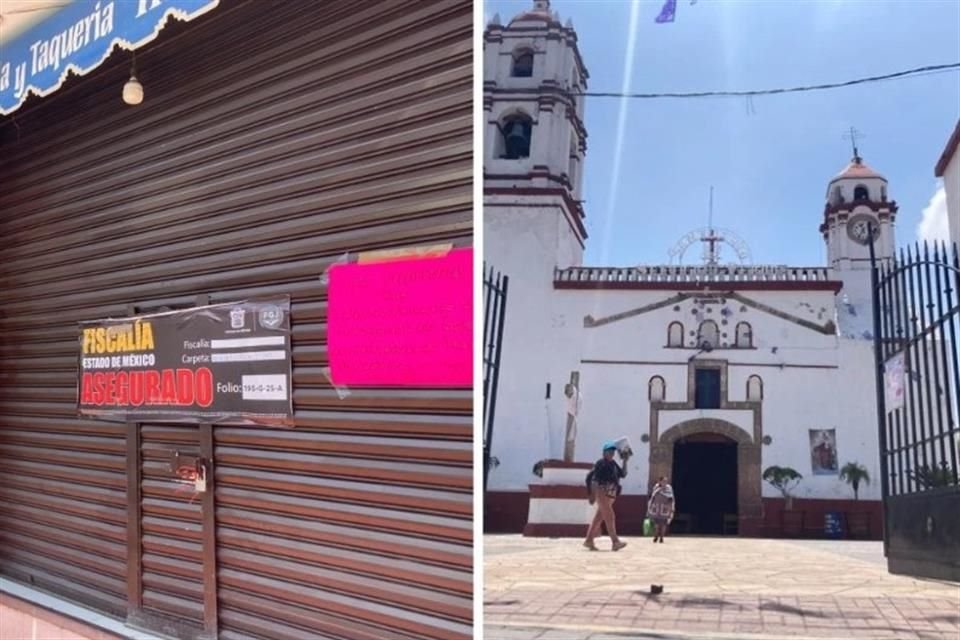 Ixtapan de la Sal, en el sur de Edomex, registra este miércoles decenas de comercios clausurados al ser señalados de formar parte de 'La Familia Michoacana'; pobladores murmuran sobre los operativos.