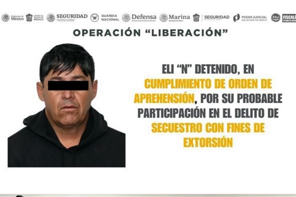 El señalado fue detenido por su presunta responsabilidad en secuestro exprés con fines de extorsión.