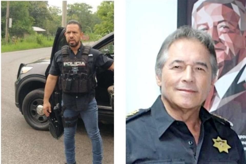 Ulises Pinto (izquierda) fungió como jefe de escoltas de Hernán Bermúdez (derecha), ex titular de SSPC en el Gobierno de Tabasco.