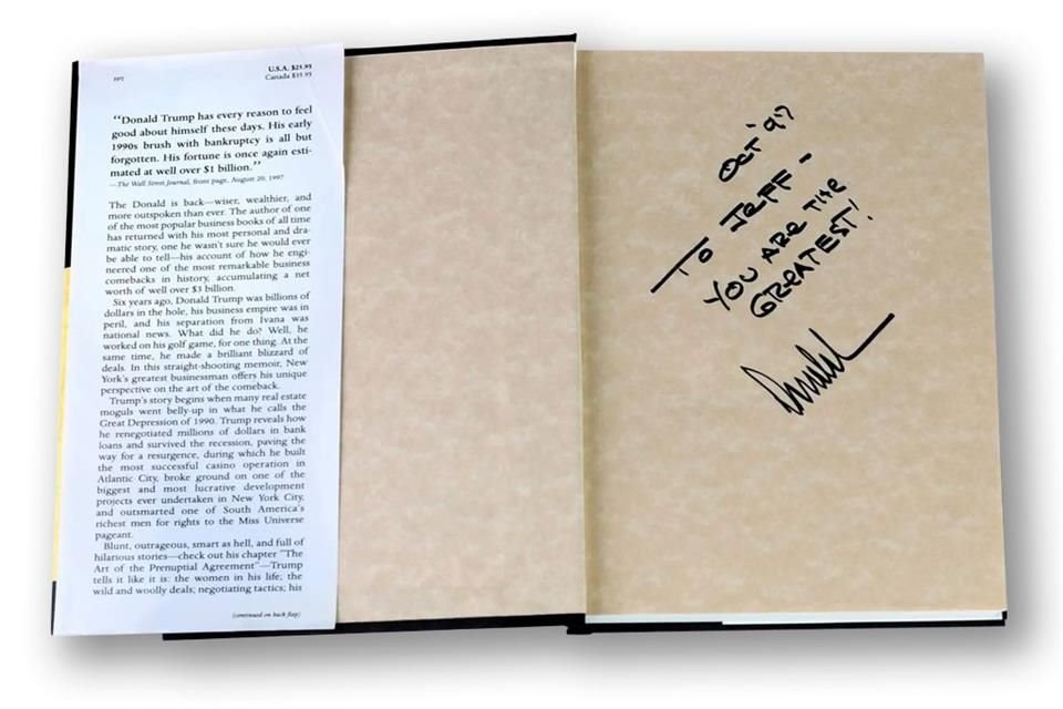 El Mandatario estadounidense le habría dedicado las palabras: '¡Eres el mejor!'.