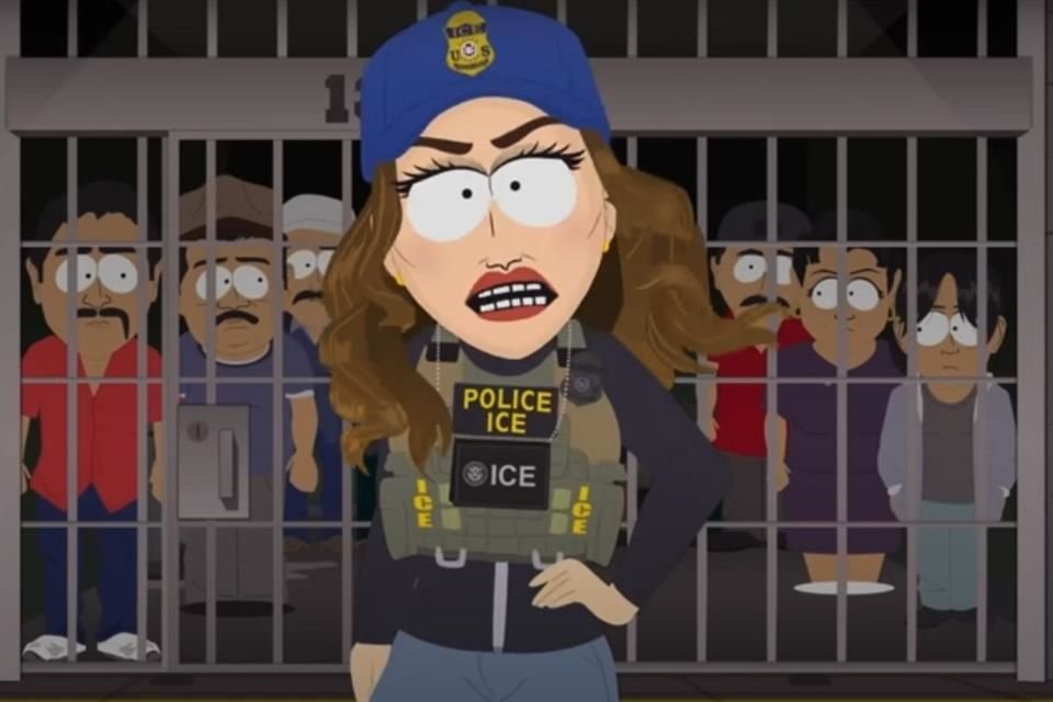 En el segundo episodio de la temporada, la secretaria de Seguridad Nacional Kristi Noem es representada disparando a cachorros.