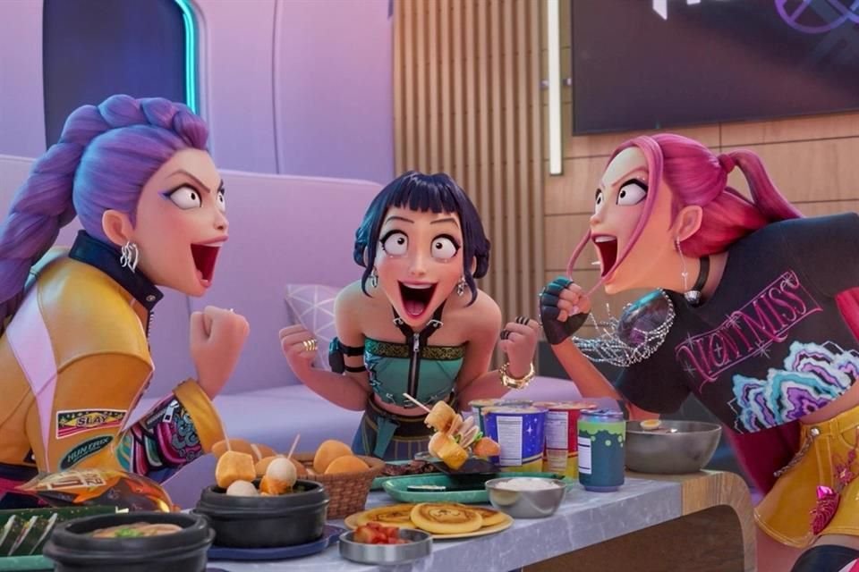 La película se centra en Huntr/x, un trío de superestrellas del K-Pop que también son cazadoras de demonios.