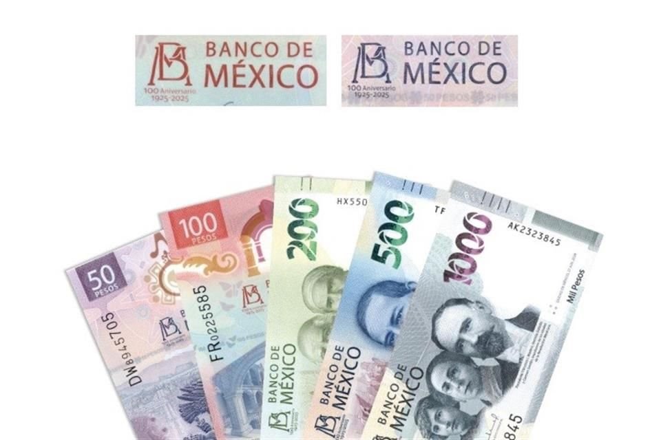 Los billetes conmemorativos serán de curso legal y contarán con la leyenda '100 Aniversario 1925-2025'.