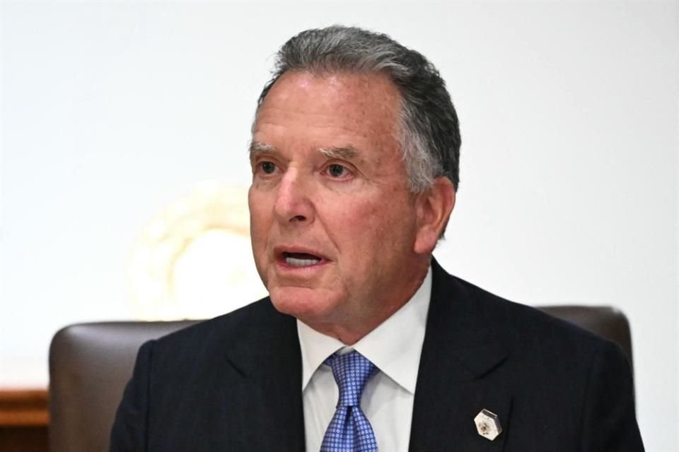 El enviado de EU Steve Witkoff durante una reunión de gabinete, el 26 de agosto del 2025.