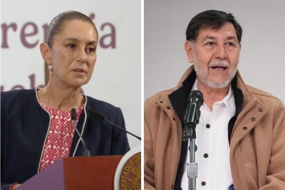 Sheinbaum se solidarizó con Fernández Noroña por la agresión de 'Alito' Moreno, y acusó linchamiento en redes contra el senador morenista.