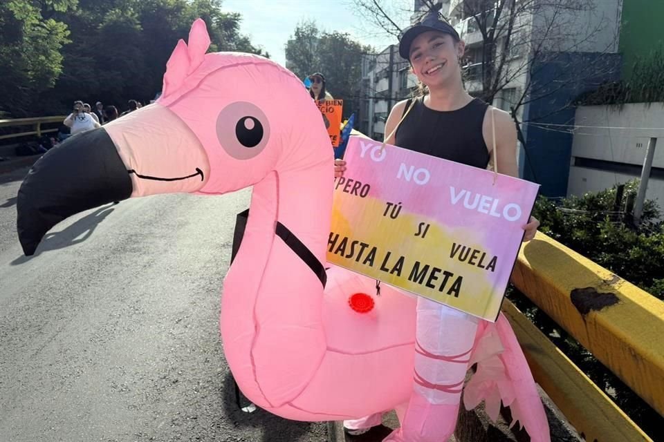 A su estilo, pero el apoyo fue bien recibido.