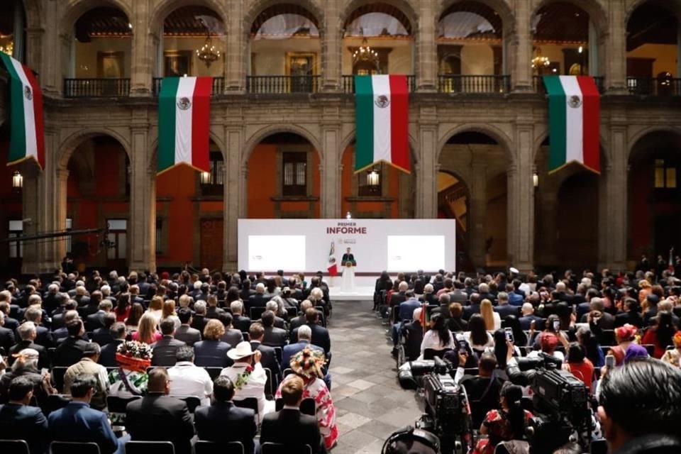 La Presidenta Sheinbaum destacó en su Primer Informe la reforma judicial de septiembre de 2024, con la cual se renueva hoy al PJF.