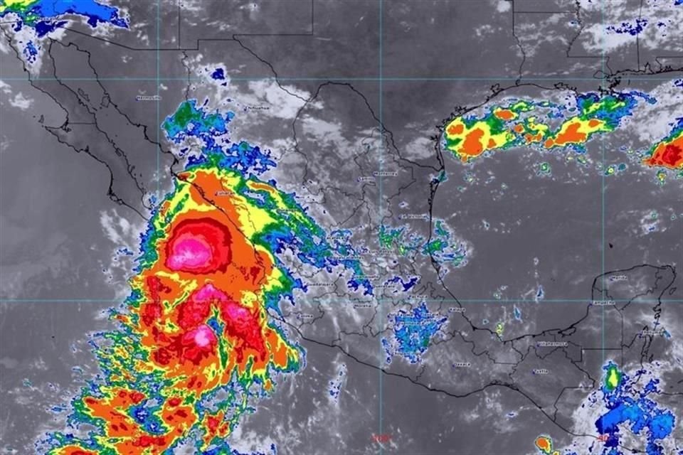 At 9:15 a.m., Tropical Depression Twelve-E intensified into a storm.