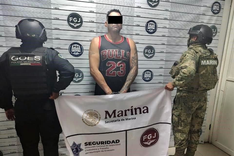 'El Hacha' es identificado como integrantes de 'Los Masse', grupo dedicado al robo de vehículo con violencia, homicidios, extorsión y cobro de piso en Ecatepec.