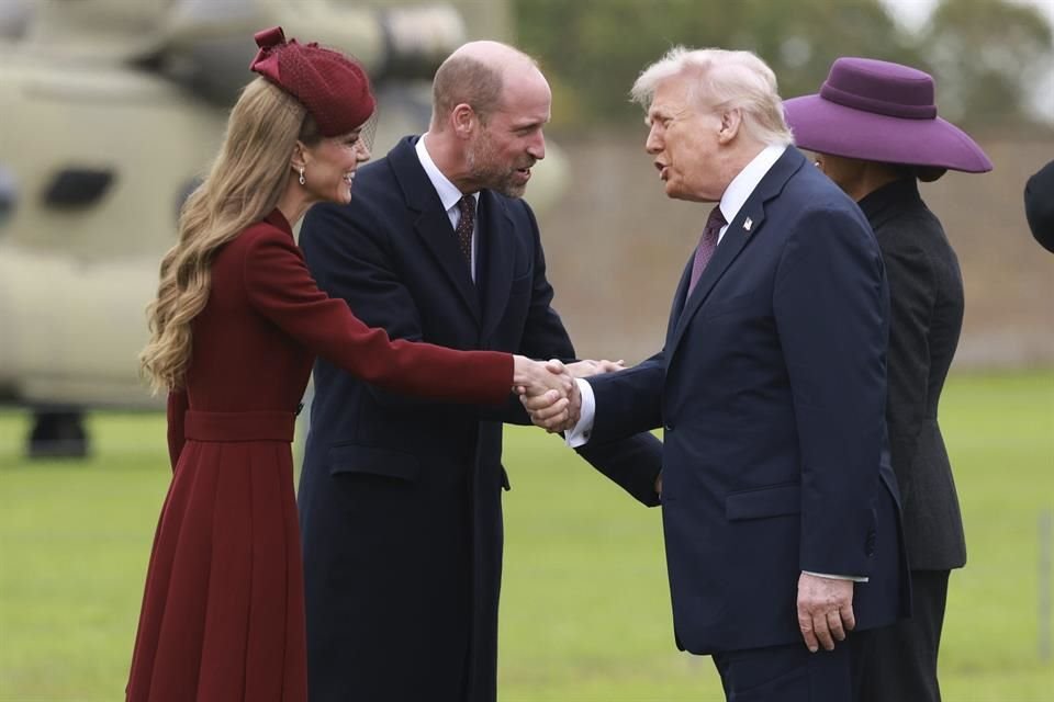 Durante su visita de Estado a Reino Unido este miércoles, Donald Trump 'chuleó' a la princesa Kate Middleton por su belleza.