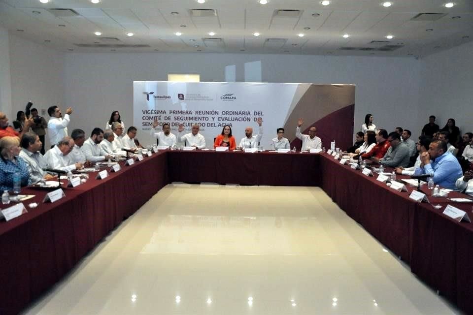 La vigésima reunión se llevó a cabo en Nuevo Laredo por la complicada situación de disponibilidad de agua para la región norte de Tamaulipas.