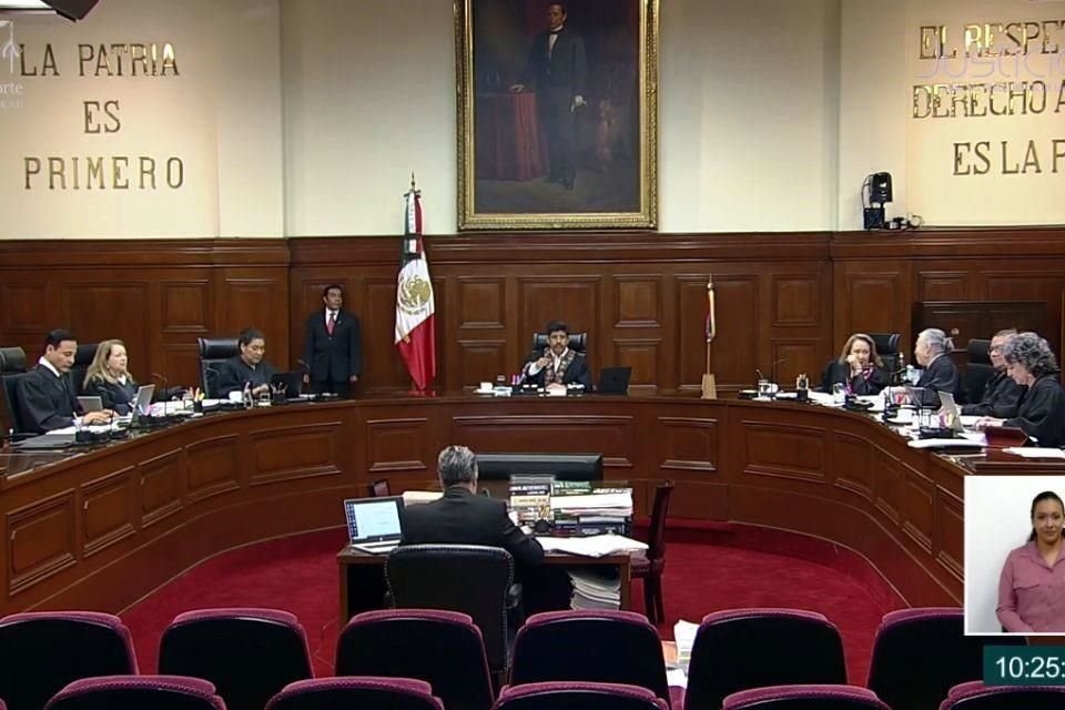 Las y los ministros aprobaron la modificación al artículo 311 Bis del Código Penal del Estado de Zacatecas por su ambigüedad.