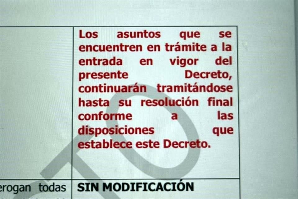 La reserva que incorporaría un artículo transitorio está en espera de ser votada en el Senado.