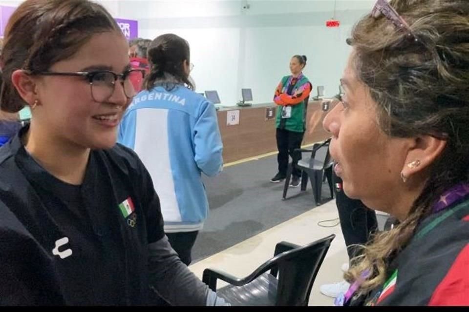 Marijose Alcalá quedó tan emocionada por la actuación de Sofía Ibarra en tiro que aseguró que estará en los Juegos Olímpicos de Los Ángeles.