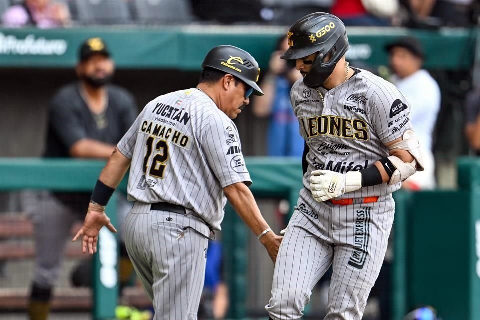 Leones anotó por única vez en el encuentro con el cuadrangular de Webster Rivas en la segunda entrada.