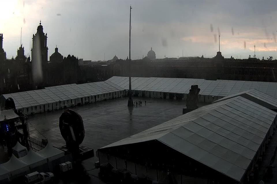 En el Zócalo, se ha registrado un acumulado de hasta 75.73 mm de agua.