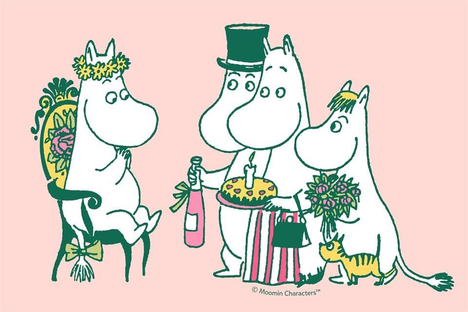 'Los Moomins', la familia de regordetes personajes blancos finlandeses creados por Tove Jansson, se encuentran celebrando su 80 aniversario.
