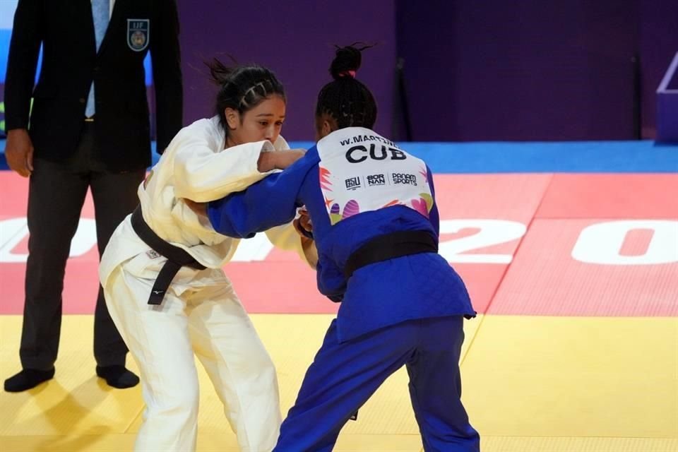 María Cruz superó a la cubana Wendy Ramírez en el repechaje por el Bronce de los -63 kilogramos.