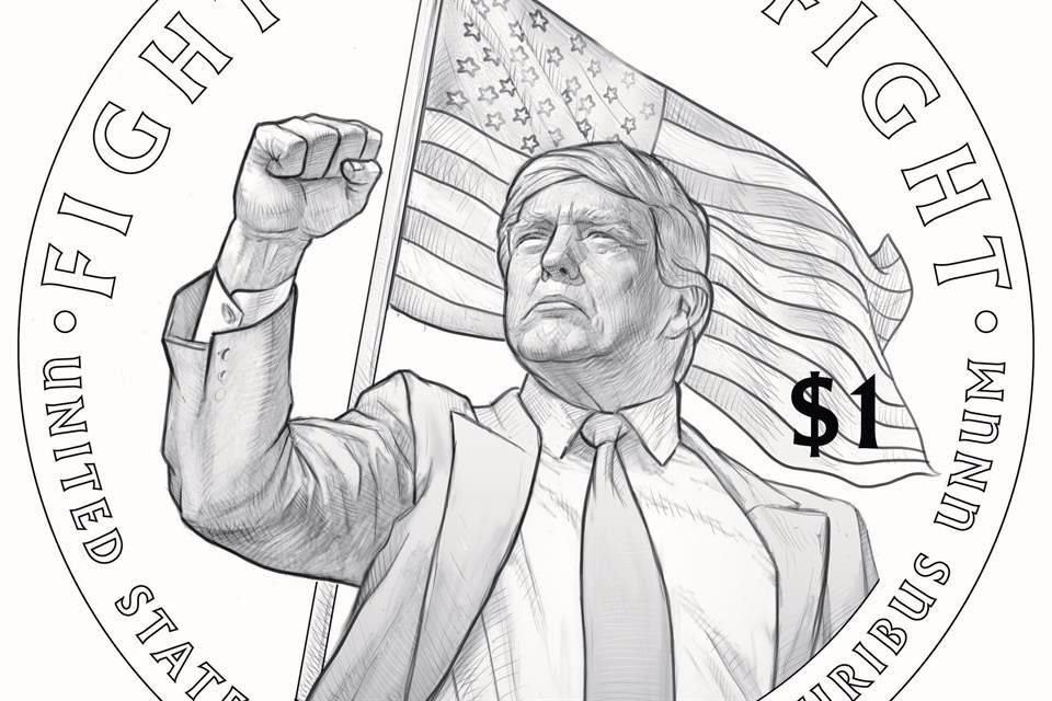 Vista del reverso de la moneda.