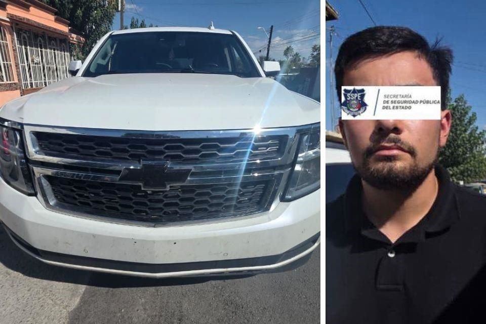 Pedro Daniel L. N., conductor de una camioneta, huyó de una revisión de la Guardia Nacional mientras pasaba por la frontera Juárez-El Paso. Tras su localización, fue detenido.