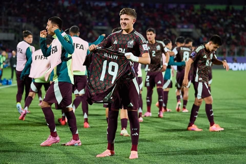 Jiménez dedicó el gol a Mateo Levy.