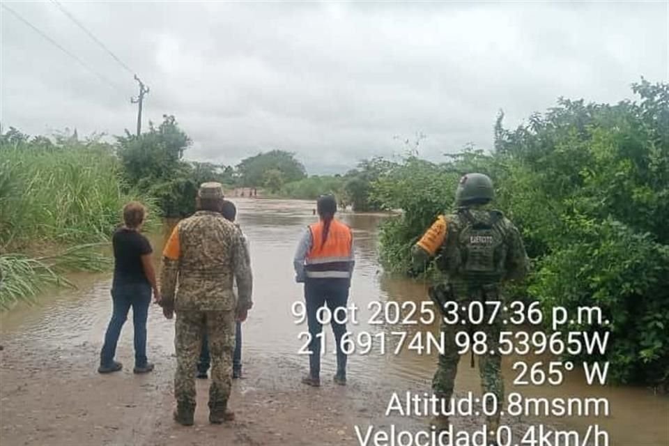 Mientras tanto, en el Municipio de El Higo, seis poblados se encuentran incomunicados, debido a que el nivel de los caudales se elevó entre 2 y 2.5 metros de altura, cerca de la carretera.