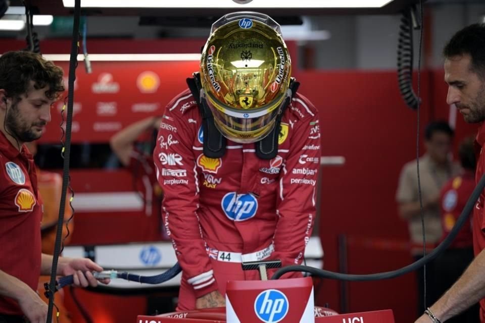 Hamilton está en su primer temporada con Ferrari.