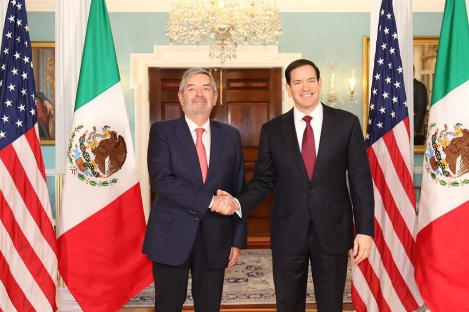 Juan Ramón de la Fuente afirmó que en reunión con Marco Rubio dieron seguimiento al programa de cooperación de seguridad fronteriza.