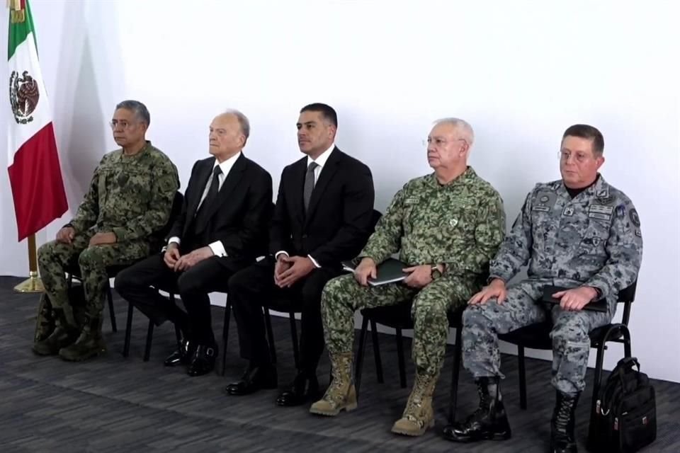 Conferencia de prensa del Gabinete de seguridad del Gobierno federal.